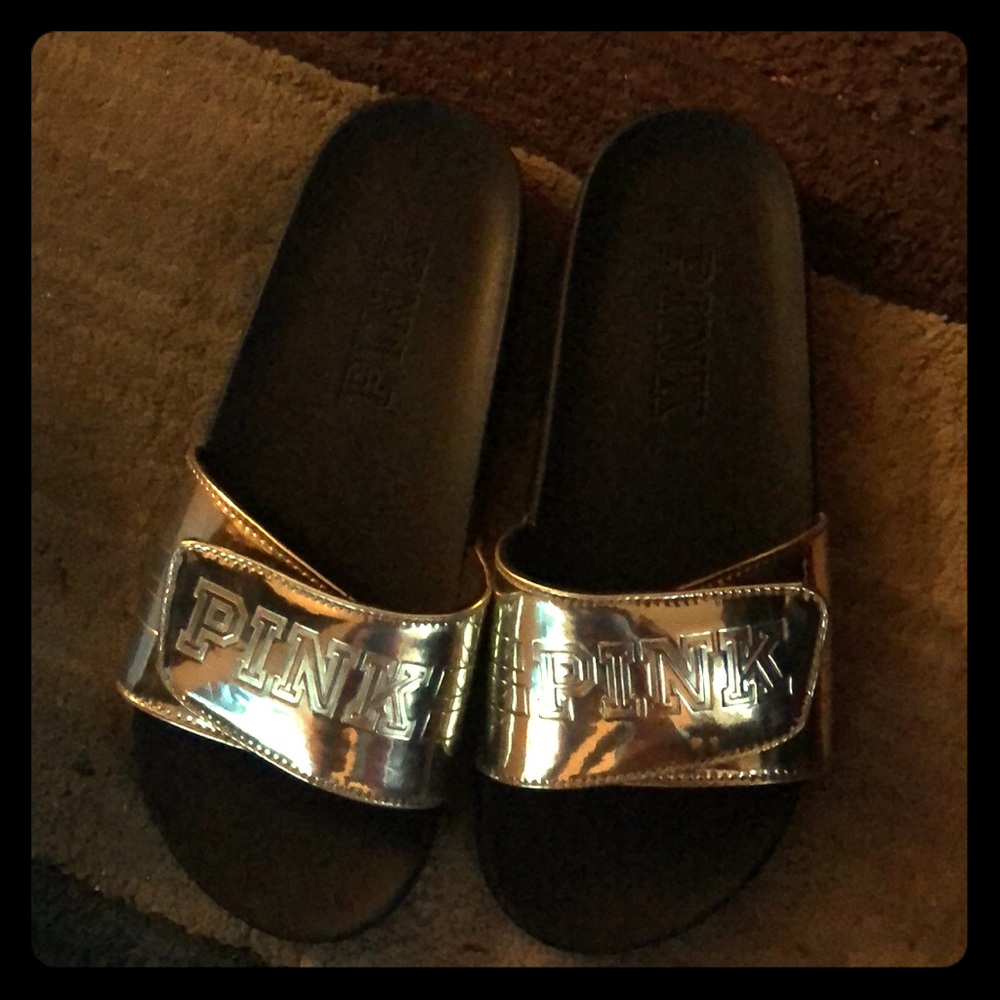 PINK slides, like new!
